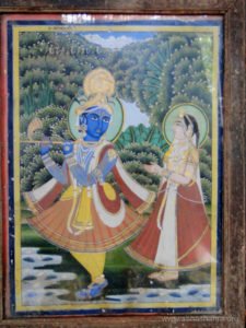 Painting in the mandir