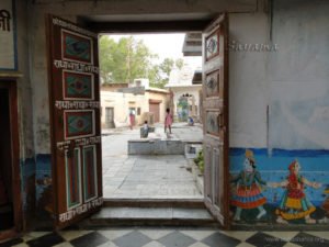 View of the mandir